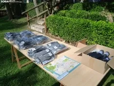 Recogida de residuos en el río Duero por los Scouts