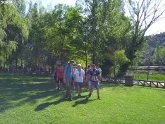 Recogida de residuos en el río Duero por los Scouts