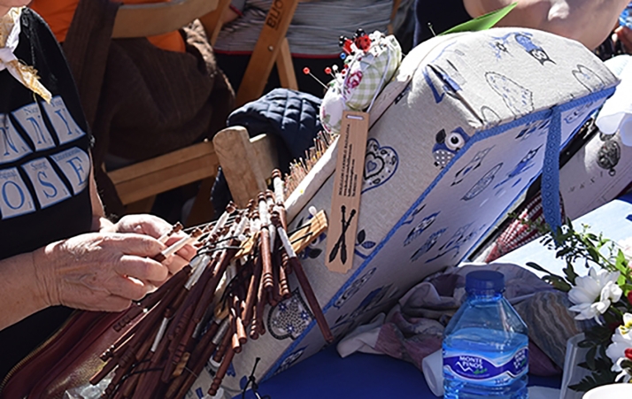 El encuentro de encajeras en Covaleda, el 24 de agosto