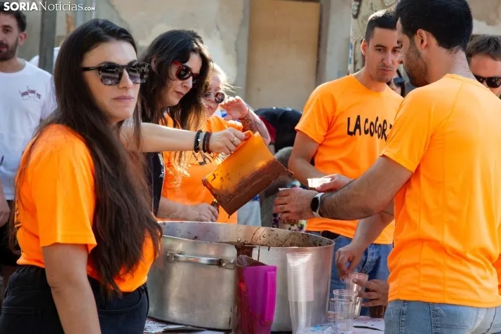 Chocolatada Día de las peñas en San Esteba 2024