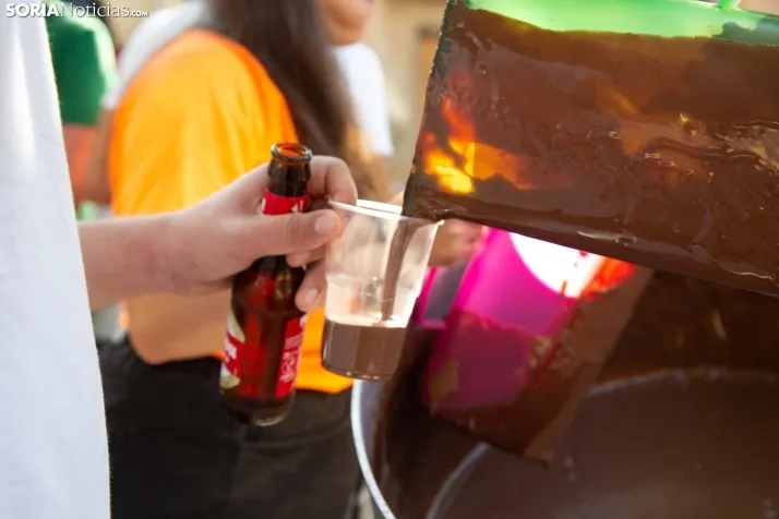 Chocolatada Día de las peñas en San Esteba 2024
