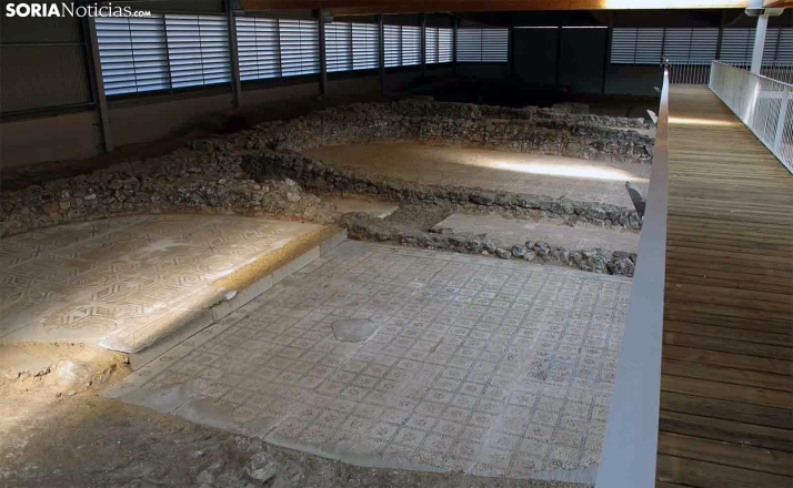 Adjudicada la consolidación de un mosaico en la villa romana La Dehesa en Cuevas de Soria
