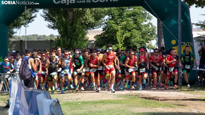 1.750 dorsales preparados para los Nacionales de Triatlón Cros, Duatlón Cros y Acuatlón en Almazán este fin de semana
