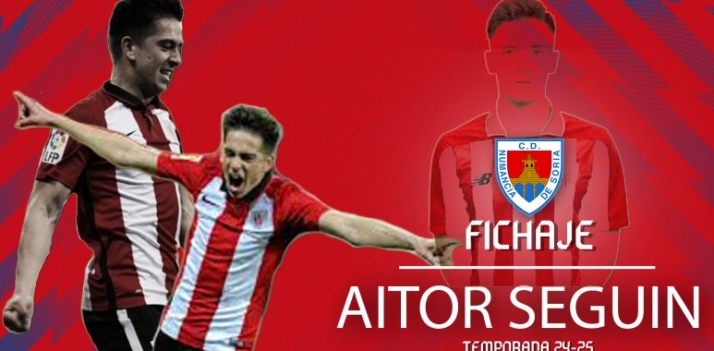 Aitor Seguín se convierte en el primer fichaje del Numancia para la próxima temporada