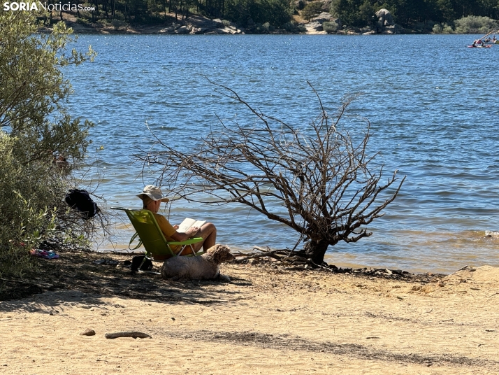 Más nubes que claros, pero continúa el aviso por calor en Soria