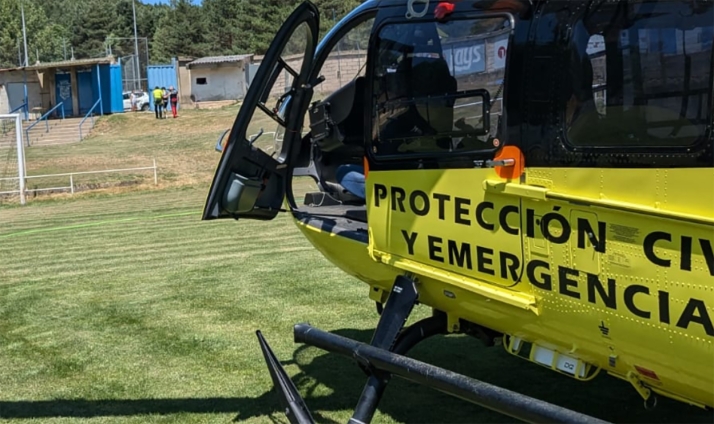 El Grupo de Rescate de la Junta de Castilla y León auxilia a un ciclista herido en Ucero