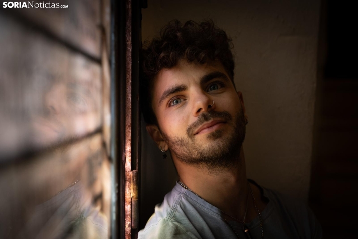 Roman Socías, Romancito, en su visita a Soria. /VIKSAR Fotografía