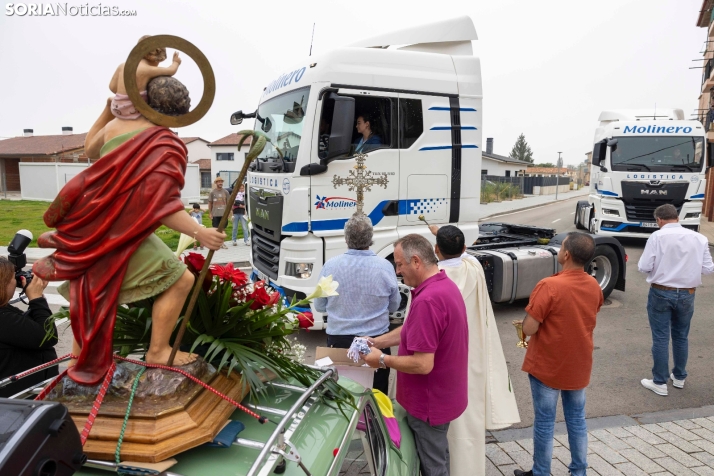 GALERÍA | Ólvega celebra San Cristóbal con su tradicional bendición de camiones