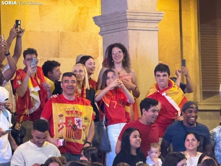 Pantalla gigante Eurocopa. /SN