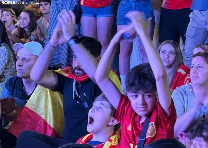 Pantalla gigante Eurocopa. /SN