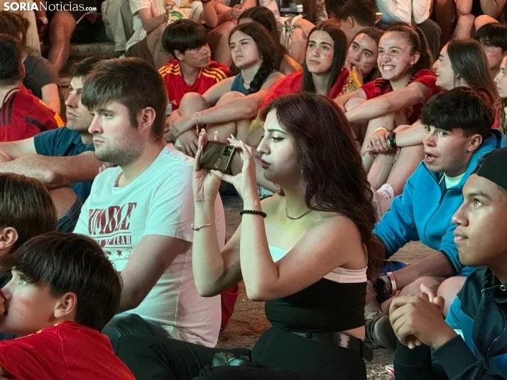 Pantalla gigante Eurocopa. /SN