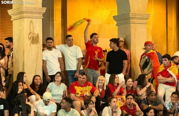 Pantalla gigante Eurocopa. /SN