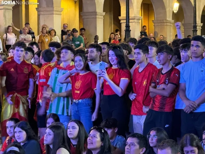 Pantalla gigante Eurocopa. /SN