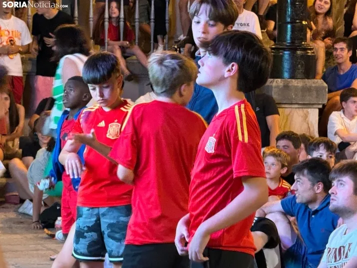 Pantalla gigante Eurocopa. /SN
