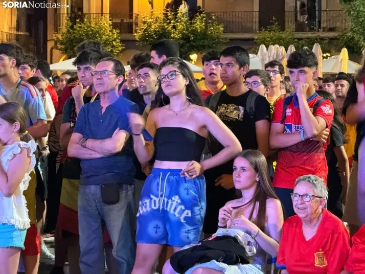 Pantalla gigante Eurocopa. /SN