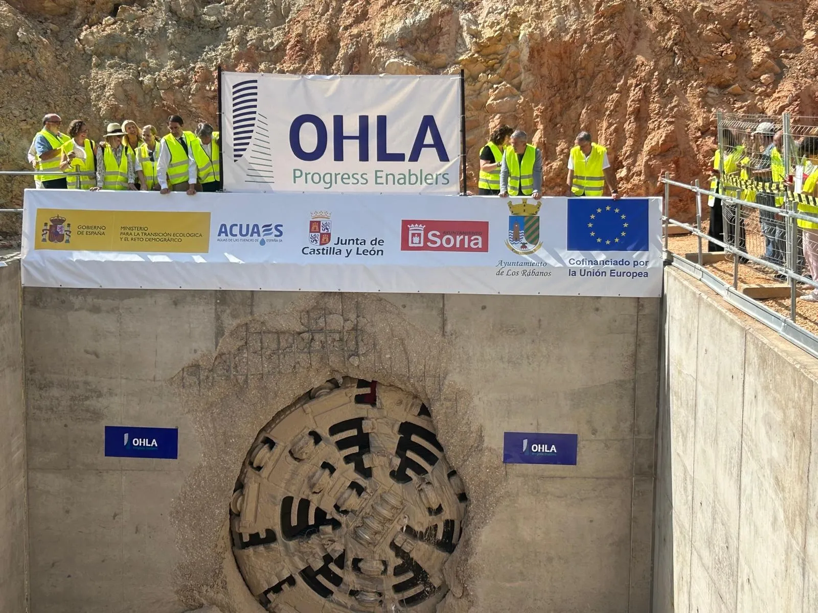 Foto 2 - 5 km de t&uacute;nel que ven la luz hoy y 'acercan' Soria a su nueva depuradora tras 15 a&ntilde;os de avatares