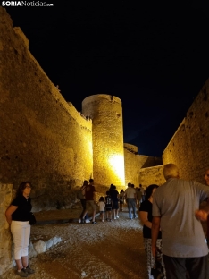 Visita nocturna al Castillo de Berlanga de Duero.