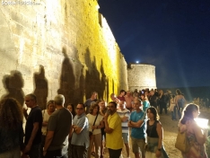 Visita nocturna al Castillo de Berlanga de Duero.