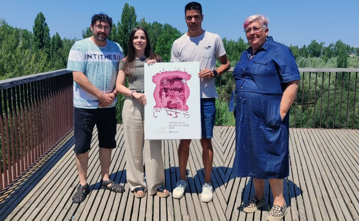 El cartel de Alba Moreno Ciria difundirá la fiestas de Almazán 