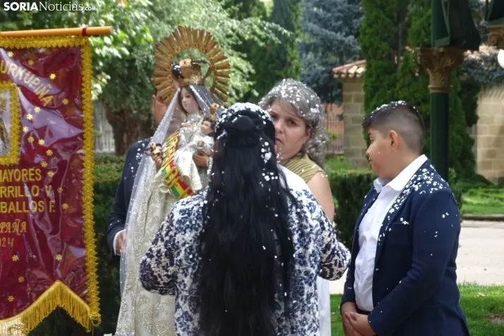 Una imagen de la fiesta boliviana esta mañana en la Dehesa. (PC