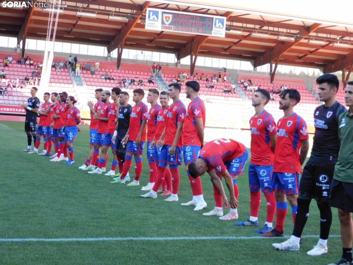 El Numancia gana 2-1 a la Ponferradina en su partido de presentaci&oacute;n