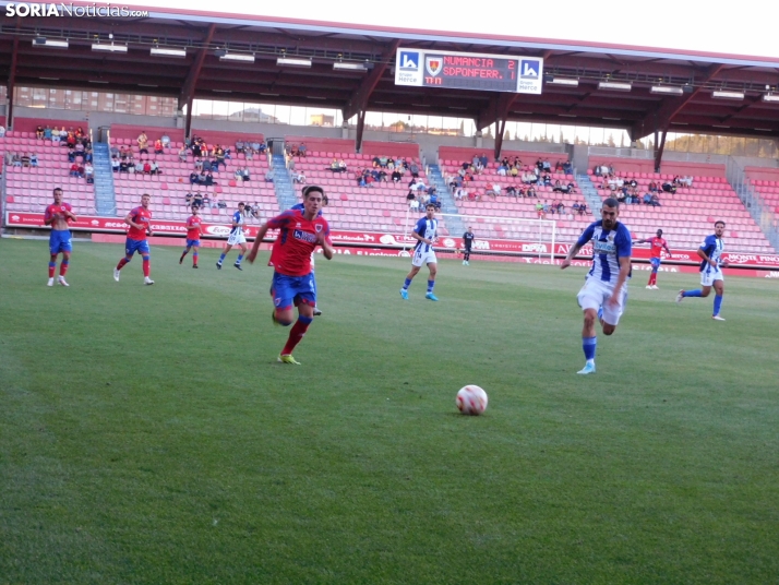 El Numancia gana 2-1 a la Ponferradina en su partido de presentaci&oacute;n