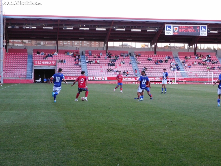 El Numancia gana 2-1 a la Ponferradina en su partido de presentaci&oacute;n