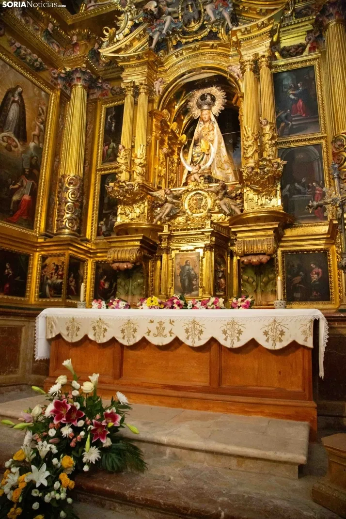 Ofrenda floral Virgen del Espino El Burgo 2024