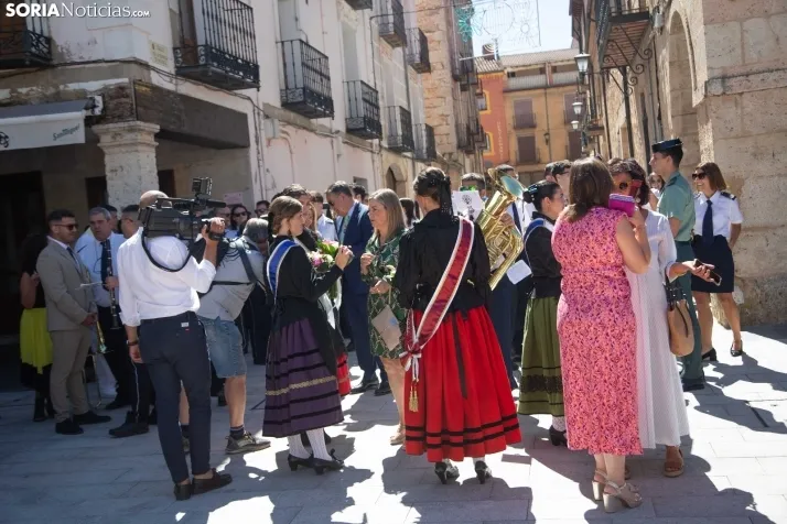 Ofrenda floral Virgen del Espino El Burgo 2024