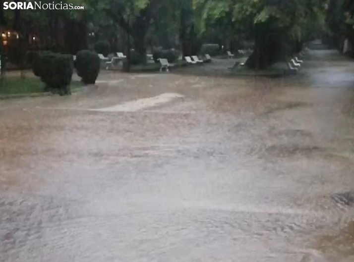 Vídeo: Las lluvias inundan la Dehesa a primera hora de la mañana