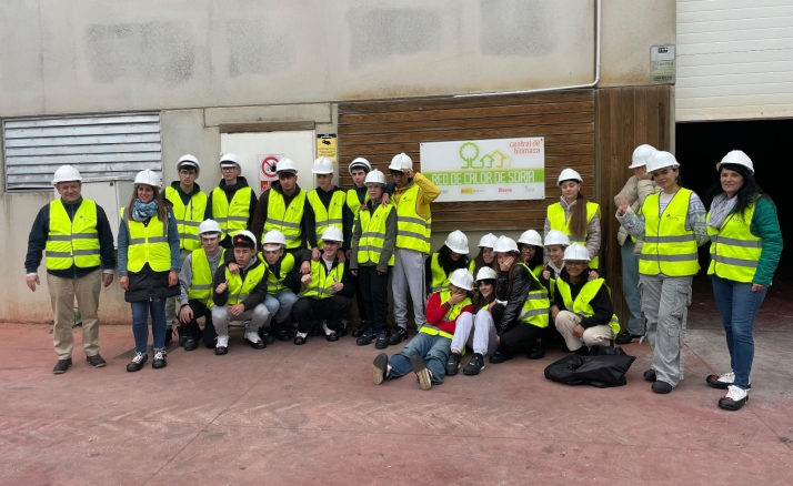 Una de las visitas giradas por los estudiantes del IES Politécnico. /Rebi