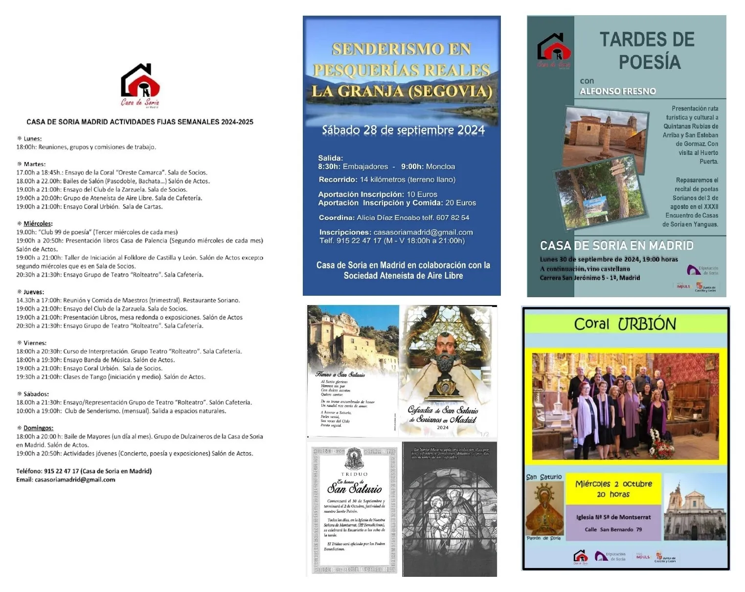 Foto 2 - As&iacute; ser&aacute; el nuevo curso de actividades de la Casa de Soria en Madrid