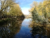 Bella estampa del río Duero a su paso por Soria. 