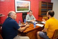 Patricio de Pedro, presidente del C.D. Numancia. Foto: María Ferrer