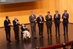 El Rey Felipe VI preside la entrega del I Premio Internacional de Hispanismo en Soria. 