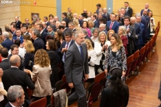 El Rey Felipe VI preside la entrega del I Premio Internacional de Hispanismo en Soria. 