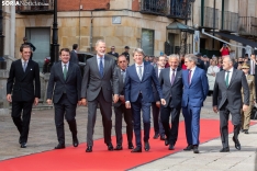 El Rey Felipe VI preside la entrega del I Premio Internacional de Hispanismo en Soria. 