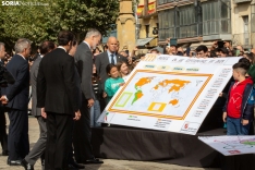 El Rey Felipe VI preside la entrega del I Premio Internacional de Hispanismo en Soria. 