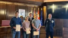 Foto 3 - Soria reconoce a 8 agentes de su Polic&iacute;a Local, la Guardia Civil y la Polic&iacute;a Nacional