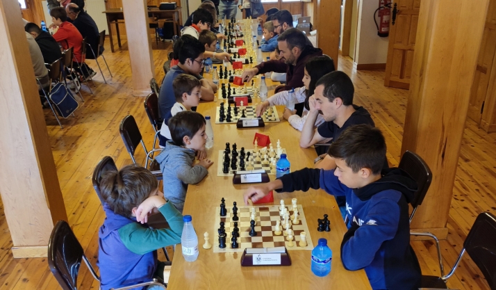 38 participantes en el segundo torneo de ajedrez de Molinos de Duero