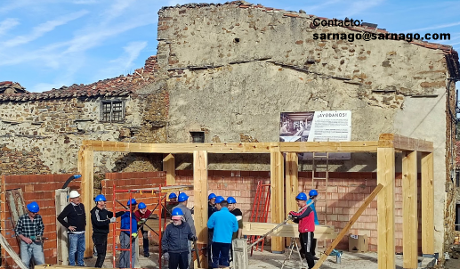 Sarnago llevará a cabo una hacendera para avanzar en la construcción de su refugio