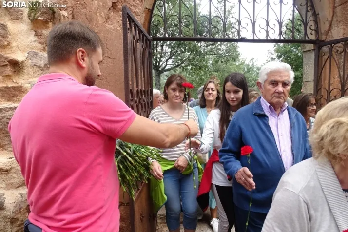 Una imagen del emotivo acto de hoy. /SN