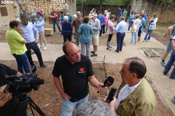 Una imagen del emotivo acto de hoy. /SN