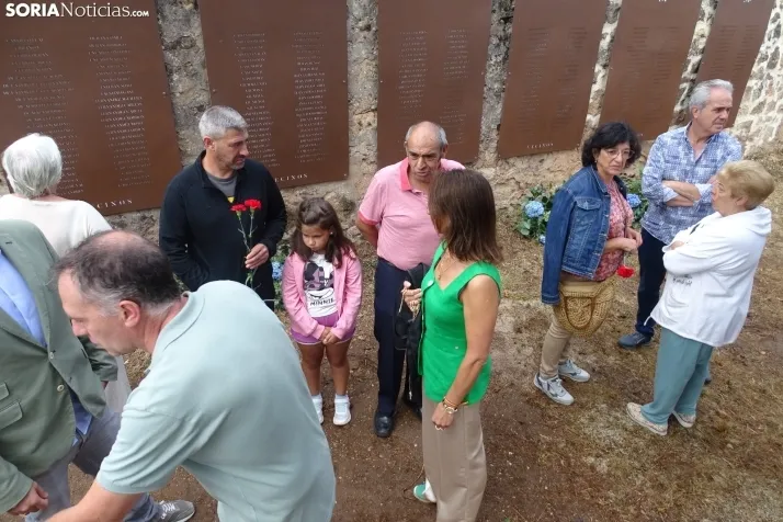 Una imagen del emotivo acto de hoy. /SN