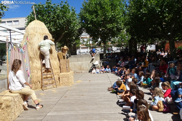 Una imagen de la sesión teatral este mediodía. /PC