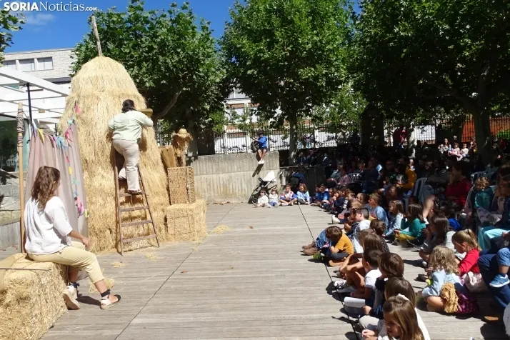 Una imagen de la sesión teatral este mediodía. /PC
