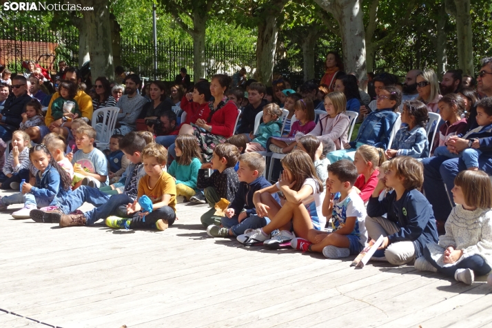 Una imagen de la sesión teatral este mediodía. /PC