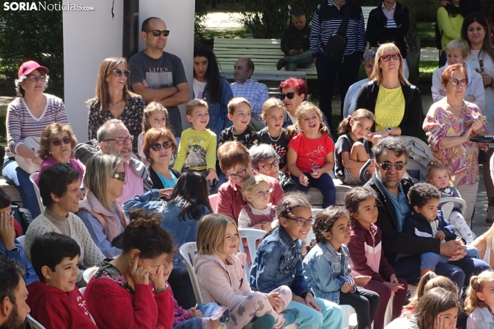 Una imagen de la sesión teatral este mediodía. /PC