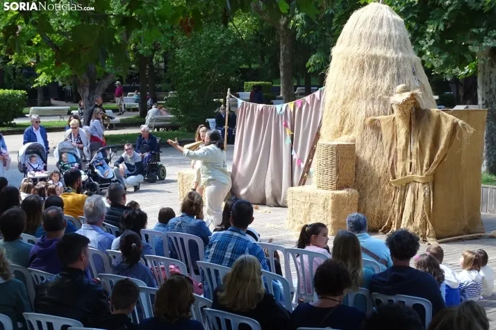 Una imagen de la sesión teatral este mediodía. /PC