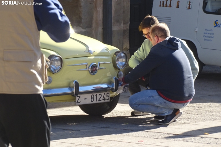 Una de las imágenes de la plaza Mayor de Soria este sábado. /PC